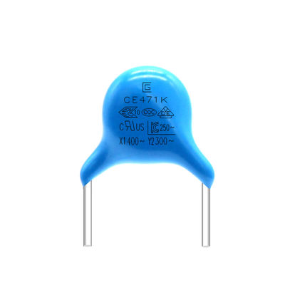 van de de Veiligheidscondensator van 471K 300VAC Y2 de Goede Stabiliteit voor Hoge Frequentieac Lading