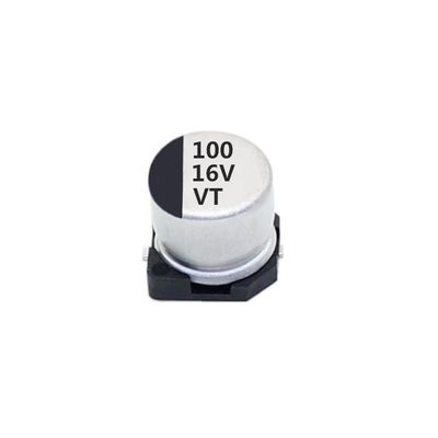 Stabiele Prestaties100uf 16v SMD Condensator, Elektrolytische Aluminiumcondensator