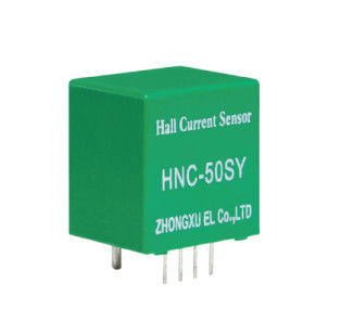 Hall Effect Current Sensor HNC-50SY Output Voor PCB-montage met een breed temperatuurbereik van -40°C tot 85°C