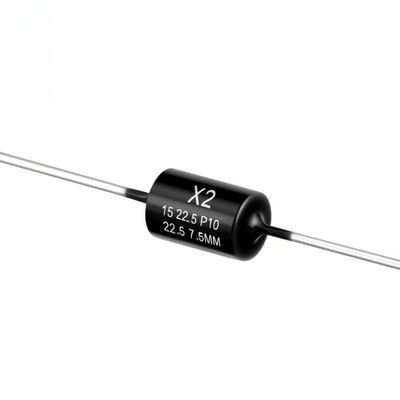 15 mm looddraadlengte X2 Veiligheidscapacitor P10 15 22.5 7.5 mm met blik koper looddraadmateriaal voor overspanning