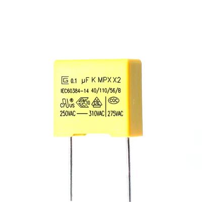 0,1 UF-Condensator van de Condensator300v Antiinterferentie met Zelf Helend Bezit