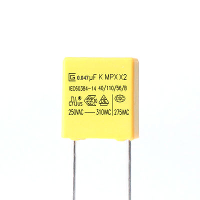 de Veiligheidscondensator 0,047 van 250-310V X2 de Antiinterferentie van Uf voor Motor/Ventilator