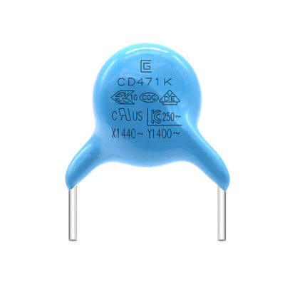 De Condensator van het hoogtevoltage 471K, de Hoge Frequentieverlies van de Klasseny1 Condensator