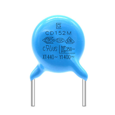400VAC 152M Y1-de Hoge Frequentieverlies van de Veiligheidscondensator voor Automobiel