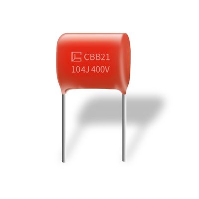 Van de het Polypropyleenfilm van CBB21 104J de 400V Gemetalliseerde Verbinding van de Condensator Hoge Temperaturewax
