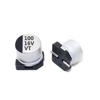 van de het Aluminium de Elektrolytische Condensator van 100uf 16v Grote Capacitieve weerstand zeer per Eenheidsvolume