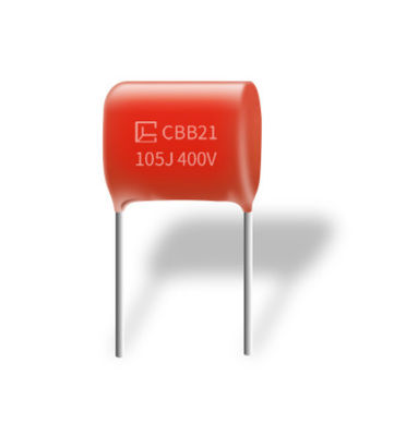 Van het Polypropyleencondensatoren van CBB21 105J 400V de P15MM Gemetalliseerde Goede Vochtbestendigheid
