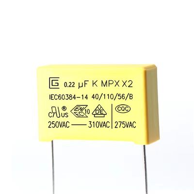 Anti de Interferentiecondensator van 0.22UF 224K P15MM 310VAC voor de Raad van de Voedingcontrole