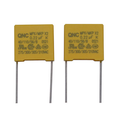 Radial X2 Veiligheidscapacitor 10.1UF 0.47UF1.0UF 2.5 keer Spanning -40.C tot 85.C Werktemperatuurbereik