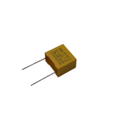 X2 Veiligheidscapacitor 250 VAC Breed bedrijfstemperatuurcapaciteit 0,001 uF - 4,7 uF