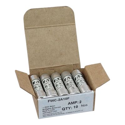 Uitstekend fietsvermogen en prestaties Cramic Fuse Eaton Bussmann 10 X 38 mm Ferrule Fuse FWC-2A10F