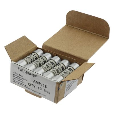 Uitstekend fietsvermogen en prestaties Cramic Fuse Eaton Bussmann 10 X 38 mm Ferrule Fuse FWC-16A10F