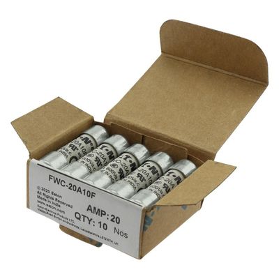 Uitstekend fietsvermogen en prestaties Cramic Fuse Eaton Bussmann 10 X 38 mm Ferrule Fuse FWC-20A10F