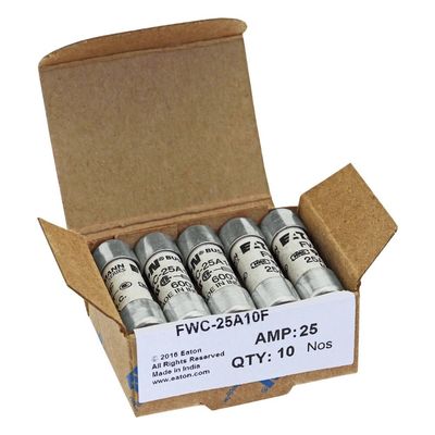 Uitstekend fietsvermogen en prestaties Cramic Fuse Eaton Bussmann 10 X 38 mm Ferrule Fuse FWC-25A10F