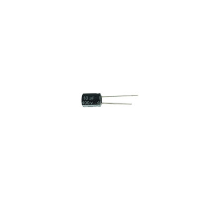 Hoogfrequente 10uf 400v Aluminium Elektrolytische Condensator Voor Consistente Efficiëntie